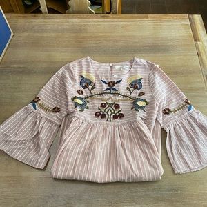 NWT Pink and white boutique dress size Medium